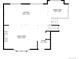 Floor plan showcasing a spacious kitchen, dining area, living room, and foyer layout with dimensions at 7633 S Gilpin Ct, Centennial, CO 80122