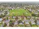 Aerial view of a residential neighborhood near a park at 4623 S Kalispell Way, Aurora, CO 80015