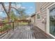 Spacious wooden deck provides ample outdoor living space at 4623 S Kalispell Way, Aurora, CO 80015