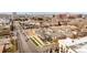 This aerial view shows the neighborhood's layout, landscaping, and proximity to city amenities at 263 S Jackson St, Denver, CO 80209