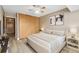 Comfortable bedroom with large closet, soft carpet, and natural light at 1121 Albion St # 305, Denver, CO 80220
