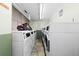 On-site laundry room featuring several washing machines for apartment residents to use at 1121 Albion St # 305, Denver, CO 80220