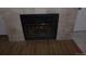 Close-up of a modern fireplace with a decorative surround, adding a touch of elegance to the living space at 6705 S Field St # 802, Littleton, CO 80128