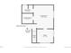 Layout of finished basement with an office, Gathering room, bathroom, and laundry room at 13249 W Jewell Pl, Denver, CO 80228
