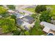 Overhead shot of a home with beautiful landscaping, detached garage, and driveway access at 1263 W 103Rd Pl, Northglenn, CO 80260