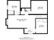 Detailed floor plan showcasing the layout of the basement at 1812 S Hazel Ct, Denver, CO 80219