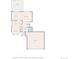 Detailed floor plan showcasing the layout of the main level, including the living room, kitchen, and garage at 21924 E Lake Ave, Aurora, CO 80015