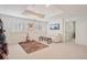 Spacious basement area with recessed lighting, rug, sofa, and guitar at 474 W Spruce St, Louisville, CO 80027
