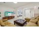 Finished basement featuring a comfortable lounge area and large screen television at 474 W Spruce St, Louisville, CO 80027