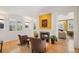 Cozy living room with a fireplace, bright colors, and warm hardwood flooring at 474 W Spruce St, Louisville, CO 80027