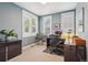 Comfortable home office space with natural light, modern finishes, and comfortable work space at 474 W Spruce St, Louisville, CO 80027