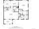 Detailed floor plan of first floor featuring the kitchen, dining area, bathroom, and living room at 9061 N Rex Ln, Conifer, CO 80433