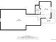 Second story floor plan including a bathroom and room with attached balcony at 9061 N Rex Ln, Conifer, CO 80433