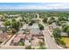 Expansive aerial perspective of a residential street, demonstrating the layout and character of the neighborhood at 3470 W Walsh Pl, Denver, CO 80219