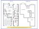 Detailed floor plan showcasing the layout of the main and basement floors, including room placements and dimensions at 8277 S Quail St, Littleton, CO 80127