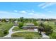 Expansive aerial view of home and property, complete with circular driveway and outbuildings at 15545 Lipan St, Broomfield, CO 80023