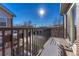 Spacious balcony with city views at 2 Garfield St # B, Denver, CO 80206