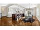Modern kitchen with white cabinets, granite counters, and an island at 2 Garfield St # B, Denver, CO 80206
