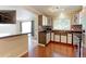 Modern kitchen with stainless steel appliances, updated cabinets, and stylish backsplash at 11085 Clarkson St, Northglenn, CO 80233