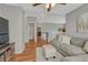 Upstairs living area with wood floors and plenty of natural light at 17050 Park Trail Dr, Monument, CO 80132
