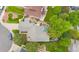 Aerial view of the house, backyard, and surrounding neighborhood at 1181 E 130Th Pl, Thornton, CO 80241