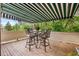 Outdoor deck with patio furniture and awning, perfect for outdoor dining at 1181 E 130Th Pl, Thornton, CO 80241