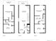 Detailed floor plan showing layout of a three-story home with bedrooms, living spaces and recreation area at 8773 W Cornell Ave # 10, Lakewood, CO 80227