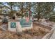 Saddle Ridge community sign. 