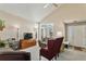 Spacious living room with vaulted ceiling and fireplace at 2586 S Independence Ct, Lakewood, CO 80227