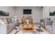 Comfortable living room with contemporary decor, a plush rug, and stylish furnishings at 10290 W Jewell Ave # B, Lakewood, CO 80232