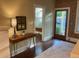 Bright living room featuring hardwood floors and stylish table at 3616 N Gilpin St, Denver, CO 80205