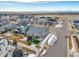 Aerial view of house and surrounding neighborhood at 9694 Truckee St, Commerce City, CO 80022