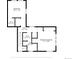 Floor plan of home's second story, featuring the main bedroom, a hall, bathrooms, and bedroom at 9804 Martin Luther King Blvd, Denver, CO 80238