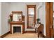 A home interior featuring a fireplace with intricate details at 1763 N Williams St # 101, Denver, CO 80218