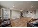 Spacious basement with tiled floors, neutral walls and recessed lighting at 11811 E Maplewood Ave, Englewood, CO 80111