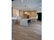 Gourmet kitchen with white countertops, hardwood floors, and custom cabinets at 2442 S Saint Paul St, Denver, CO 80210