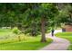 Scenic view of a paved path in a green park, featuring lush trees and a cyclist at 2442 S Saint Paul St, Denver, CO 80210