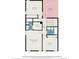 Second floor plan displays bedrooms, bathrooms, walk-in closet and balcony at 1050 S Monaco Pkwy # 35, Denver, CO 80224