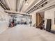 Unfinished basement with exposed ceiling, providing ample potential for customization and storage at 2967 S Quaker St, Morrison, CO 80465