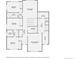 Detailed floor plan showing upper level of the home, including bedrooms, Gathering room, and bathrooms at 2967 S Quaker St, Morrison, CO 80465