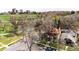 Aerial view of a home surrounded by park and mature trees, walkable to city amenities at 780 N Franklin St, Denver, CO 80218