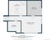 Basement floor plan features recreation room, storage, utility room and bedroom at 1936 S Poplar St, Denver, CO 80224