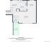 Detailed floor plan showcasing the layout of the kitchen, living room, porch, and other spaces at 1936 S Poplar St, Denver, CO 80224