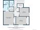Upper floor plan displays bedrooms, walk-in closets, and bathrooms with detailed dimensions at 1936 S Poplar St, Denver, CO 80224