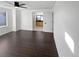 A spacious main bedroom features an en-suite bathroom and an expansive window for plenty of natural light at 19512 E 58Th Dr, Aurora, CO 80019