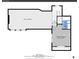 Second-level floor plan featuring an open area, hall, and primary bedroom with ensuite bath at 5166 Bear Mountain Dr, Evergreen, CO 80439