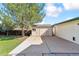 Back yard featuring a shed with concrete pad at 7158 W Roxbury Ave, Littleton, CO 80128