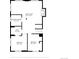 Floor plan featuring a Gathering room, electrical room, bath, and two bedrooms at 7158 W Roxbury Ave, Littleton, CO 80128