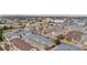 A captivating aerial view of the community and beautiful pond at 17922 E 104Th Pl # D, Commerce City, CO 80022