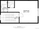 Floor plan of the third floor, featuring a bedroom, bathroom, hall, and staircase with dimensions provided at 16762 Tejon Ln, Broomfield, CO 80023